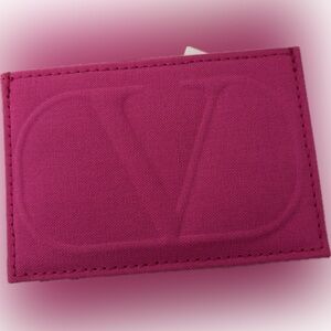 NWT Valentino Beauty Hot Pink Card Holder